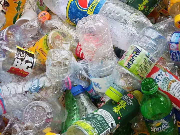 waste PET bottle