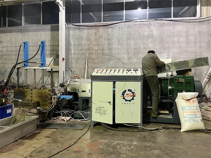 machine de granulation par extrusion de plastique