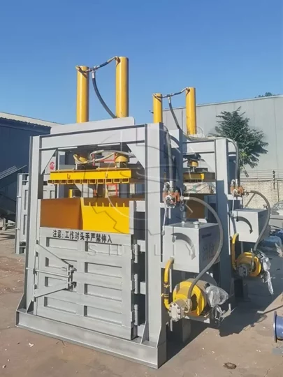 plastic baler machine