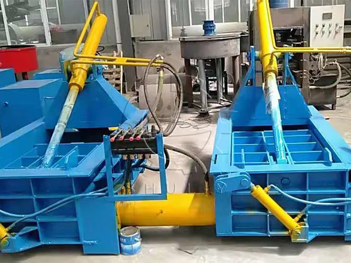 hydraulic metal baler machine