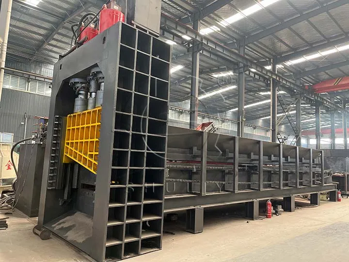 hydraulic scrap metal gantry shear machine