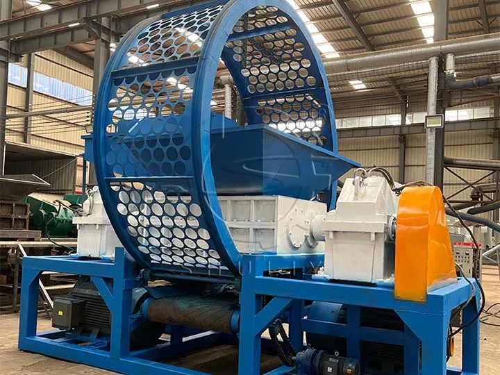 scrap tire shredder