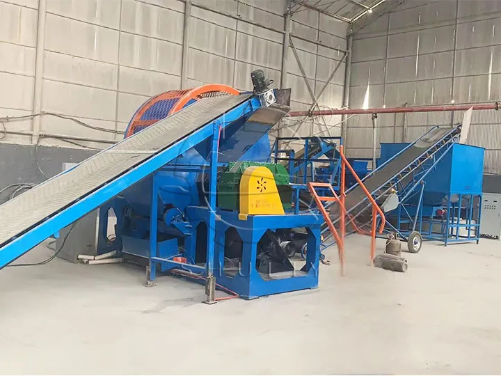tyre processing plant