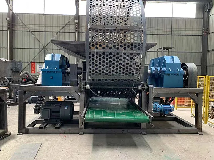 industrial scrap metal shredder