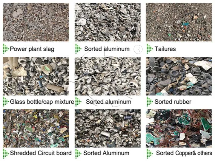 Sorting of Different Materials