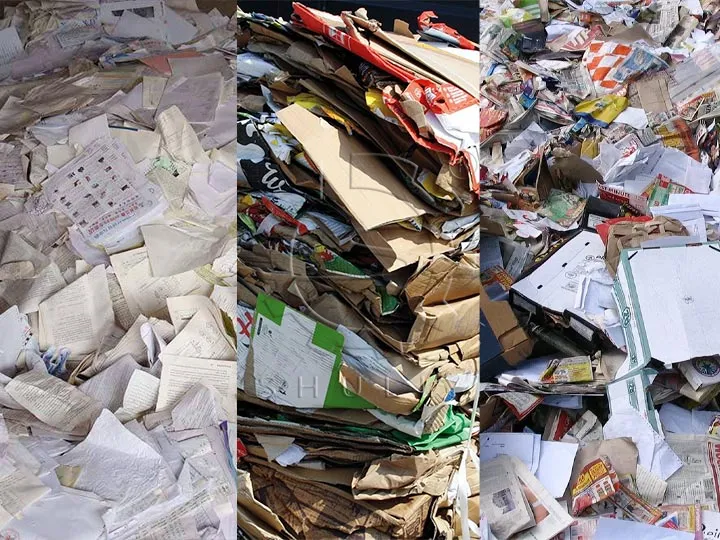 Various waste paper