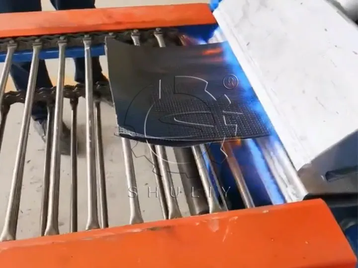 ACP Sheet Stripping Machine Working