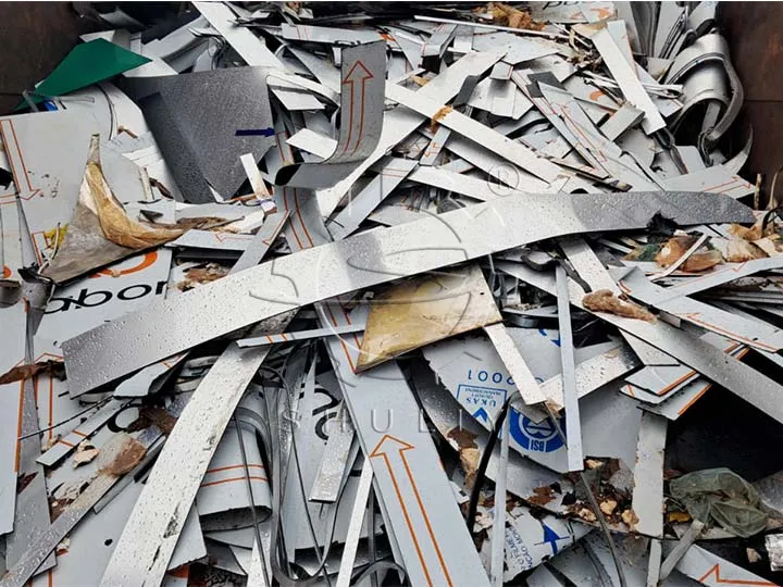 scrap ACP recycling material