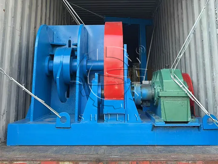 Packaging of tire recycling machines