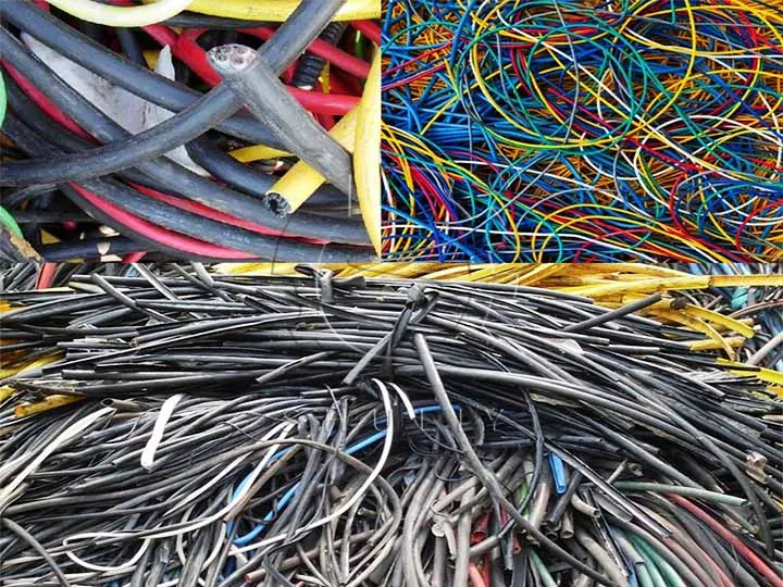 Waste copper wires